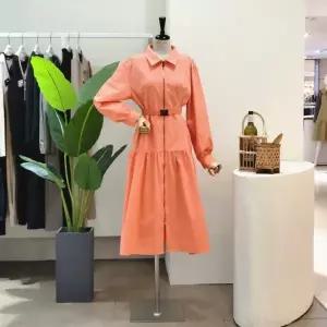 [대구백화점] [4CUS]캉캉 집업 벨티드 롱원피스(FS4A4OP40091)