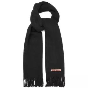 New Canada 뉴 캐나다 핑크라벨 머플러 블랙 멜란지 CA0102 975