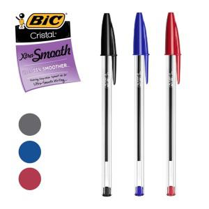 BIC 볼펜 1.0mm 크리스탈 빅 Cristal 펜 12P