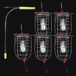 [머털낚시]고강도 스텐 편대 카고망 줄카고 집어통 줄 카고 미끼통 밑밥망 12호 20호