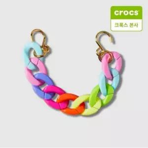 갤러리아 [크록스 본사][액세서리] 레인보우 스트랩 체인 지비츠 참 1001335