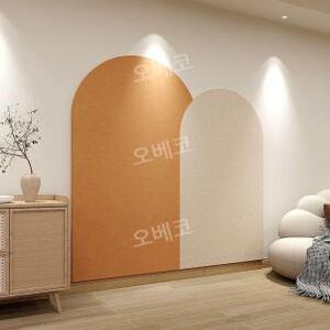 아치형벽지 스티커 인테리어 높이160cm 거실 꾸미기 DIY 포인트 장식