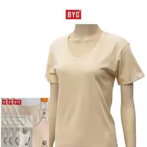 BYC 여성반팔런닝 스킨베이지 5장