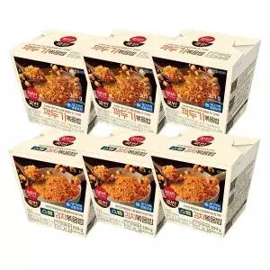 [하프클럽/CJ제일제당]햇반 쿡반 스팸김치볶음밥(컵) 220g X6개