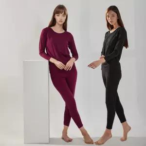 발데 신축성 좋은 여성 초극세사 얇은 기모 겨울 동 내의 내복