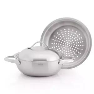 갤러리아 [세신 퀸센스] 리파인드 IH 인덕션 웍 찜냄비 20cm