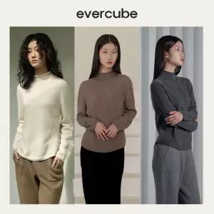 [런칭가269000원] 에바큐브 캐시미어 터틀넥 풀오버