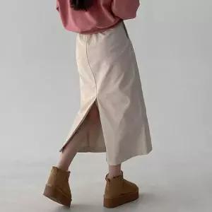 [에이와비] [140.150ver] #AWABMADE:_어반코듀로이롱스커트 -키작녀/기장선택/2color/3size