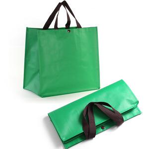 고급 초록이 타포린가방 대형마트 장바구니 시장가방 쇼핑백 쇼핑카트 재활용 분리수거 다용도