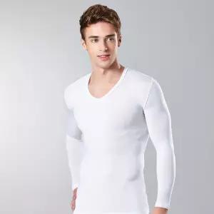 제임스딘 남자 겨울 발열 내복 V넥 브이넥 보온 내의 얇은 긴팔 JHMIX014