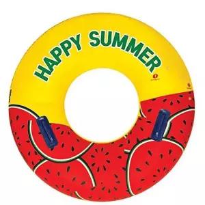 [하프클럽/알티피아]100cm 워터멜론 손잡이원형튜브 아동 물놀이튜브 유아
