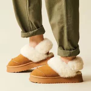 [무크] 여화 로지 투웨이 털 슬리퍼 2colors