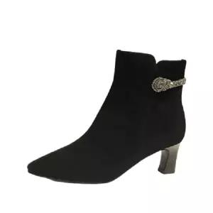 [롯데백화점]탠디 여성 세미 드레스 앵클부츠 (굽 5CM) J1555_BLACK _IS