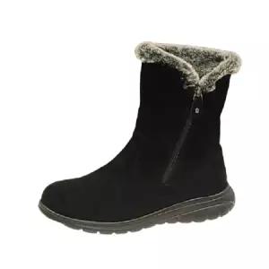 [롯데백화점]탠디 여성 앵클 퍼부츠 (굽 4CM) J1559_BLACK _IS