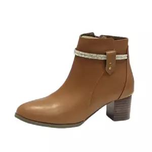 [롯데백화점]탠디 여성 앵클부츠 (굽 5CM) J1557V_BROWN _IS