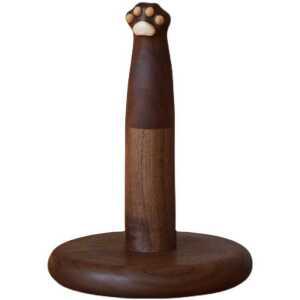 원목 고양이손 휴지홀더 키친타월 걸이 두루마리 홀더