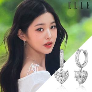 [엘르주얼리] 14K GF 비쥬 하트 귀걸이 ELGPEE474