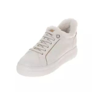 [NS홈쇼핑][SODA] 소다제화 여성 키높이 방한 퍼 스니커즈 백색 ALF428 LS-30[34874981]