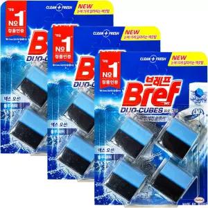 브레프 듀오큐브 오션 본품 50g 4개입 3팩 (총12개)