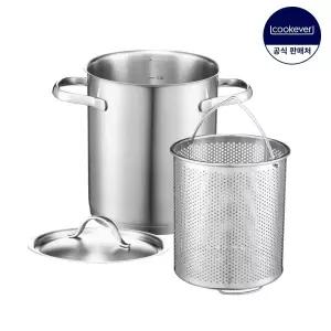 쿡에버 에센셜 인덕션 스텐 파스타 냄비 16cm (STS 커버)
