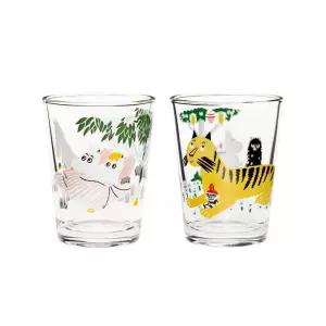갤러리아 [이딸라] 무민 유리컵 220ml 휴식시간 앤 가든파티 [연간 기프트]