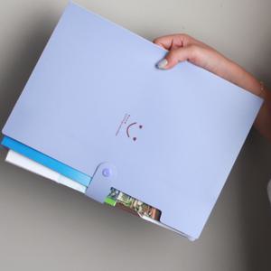 A4파일 퍼플 서류보관 파일케이스 파일홀더