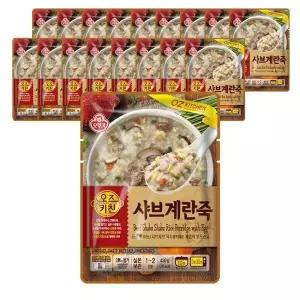 오뚜기 오즈키친 샤브계란죽 450g 간편식 조리식품 계란죽
