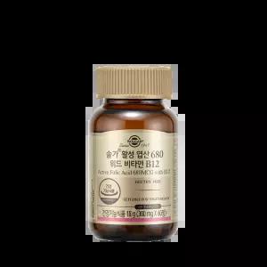 솔가 활성엽산 680 위드 비타민B12 60정 C