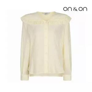 [온앤온][온앤온] 플리츠 세일러카라 블라우스(JW2AB714)