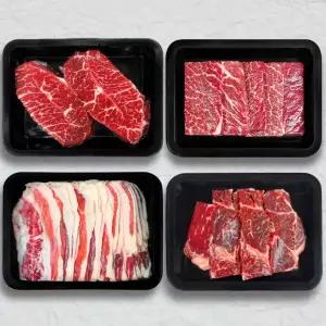 소고기 모듬구이 부채살 + 살치살 + 우삼겹 + 토시살 800g