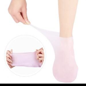 실리콘 양말 보습 핑크 발각질 관리 2p