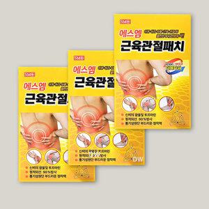 에스엠 근육 관절패치 혼합형 24매입x3개/토르마린패치
