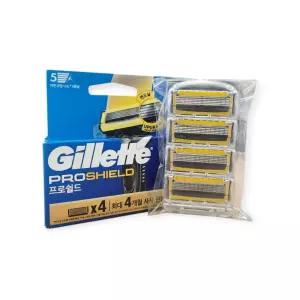 질레트 프로쉴드 옐로우 면도날 4개입 정품 (벌크형)