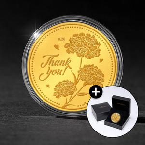 골드팡 24K 999.9 골든카네이션 순금코인 0.2g