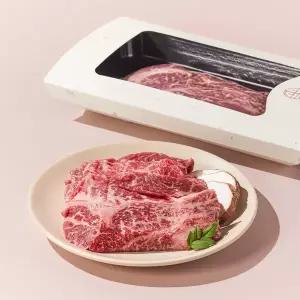 [조우] [냉장] [1++ No.9] 한우 등심 대패 구이 200g