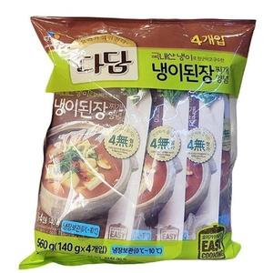 CJ 다담 냉이된장찌개 140g X 4개입 d45394