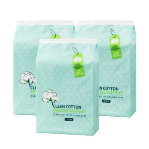 [메디플라워] 클린 코튼 엠보싱 화장솜 대용량 메가팩 1000매 x3