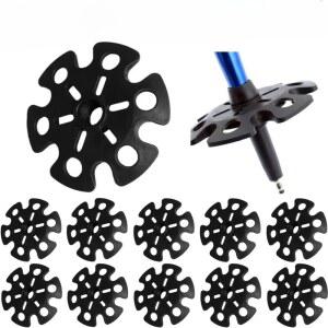 Trekking Outdoor Camp Hike Pole Nordic Walk Stick Cane Snowflake Basket Mud Sand Snow Ski Replace Alpenstock Hiking Accessories