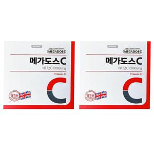 고려은단 메가도스C 2000 비타민C 100포 X 2개