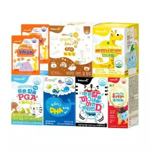 [3박스] 베이비락 종합 비타민 및 아기 간식 모음전 비타민/꾸미구미/쉐이킹/홍삼/칼슘 등