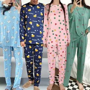 긴팔잠옷세트모음/플라워수면잠옷/가을/피치/남여공용/여성/상하/커플홈웨어/이지웨어/남자/남성/가을신상/간절기/주니어/빅사이즈/긴팔세트1