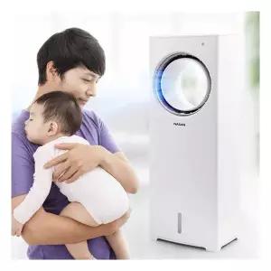 리모컨 날개없는 이동식 얼음냉풍기 타이머 저소음 아기 379130