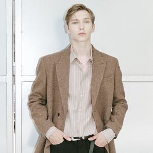 [파렌하이트] 스트라이프 패턴 드레스 셔츠 (FHBAH5309)