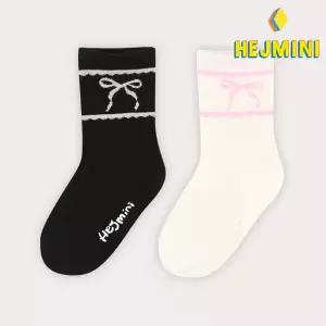 [헤이미니] 로맨틱레이스리본양말2종세트