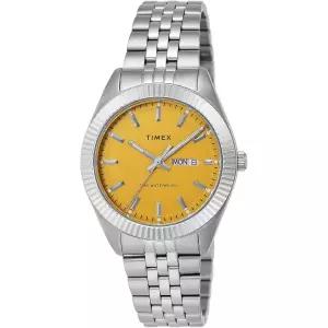 타이맥스 워터베리 레거시 다이얼 스테인리스 스틸 글라스 쿼츠 40MM 아메리카 시계 노란색