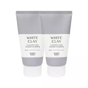 해피바스 화이트클레이 모공 클렌징폼 150g x2