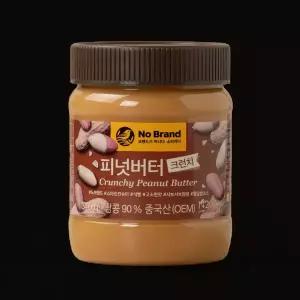 노브랜드 피넛버터 크런치 340g 3개 잼 소스