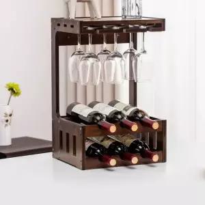 천장 와인잔 랙 수납 진열대 선반 2단 행거 보관함 거치대 시스템