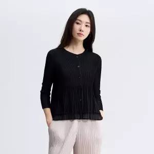 [플리츠미](대구신세계)투 티어드 릴리즈 플리츠 블라우스_EPBLF025002