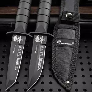 헥스 D-213 D-214 캠핑 나이프 풀탱 고정식 서바이벌 나이프 캠핑칼